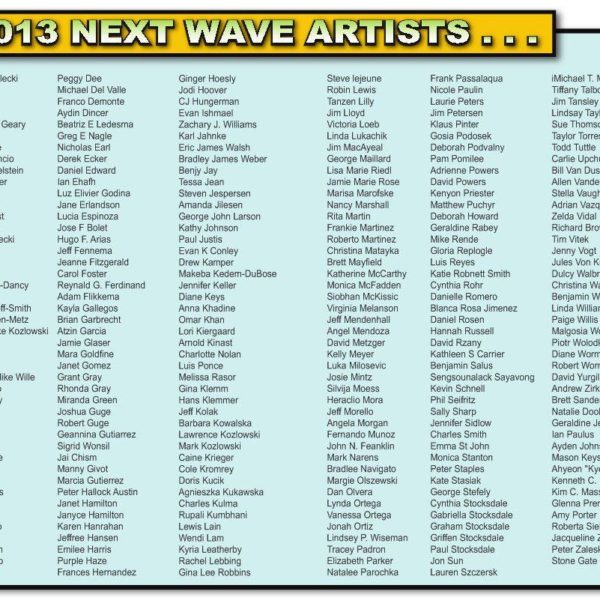 The Next Wave Salon Artists
